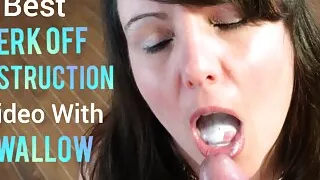 Best Jerk Off Instruction (JOI) & Huge Cumshot Swallow