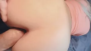 Big ass blonde milf doggystyle anal sex