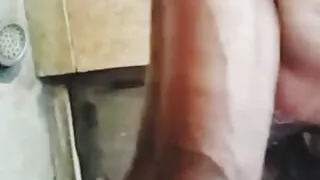 Indian guy pleasing himself