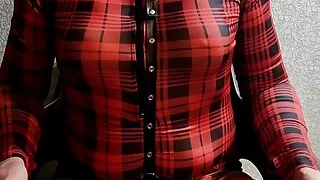 Sissy and chastity cage