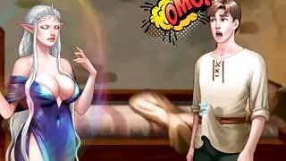 WAL1 - My 10 inches dick dripped a bit of cum in my pants when that super hot princess appeared.