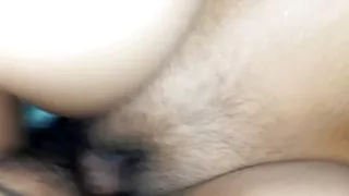 spit saliva on pussy and fuck hard make pussy wide with big brown dick ex girlfriend is having fun when her boyfriend  is restin