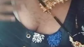 Desi crossdresser in salwar suit playing with vibrator