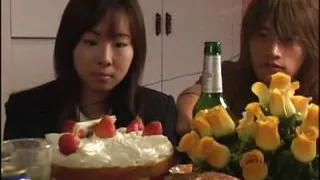 Birthday teen fucked after oral