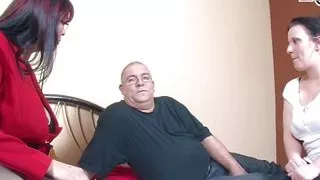 Chubby german natural tits housewife is horny and wants fuck at casting