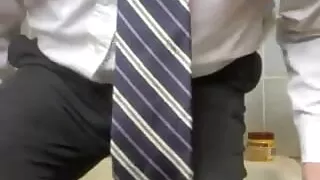 Take a bath in a suit