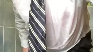 Take a bath in a suit