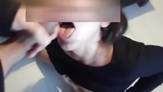 Lick my pussy and cover my little face with your cum