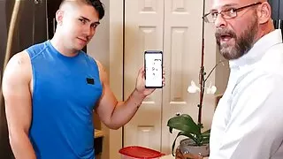 Latino Jock Gets POUNDED BY HIS STEPDAD'S MASSIVE COCK