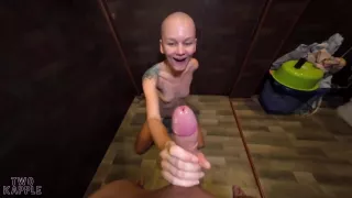 Pov. Our Real Sex In The Bathroom. Bitch Many Times Coming When Sucking Dick
