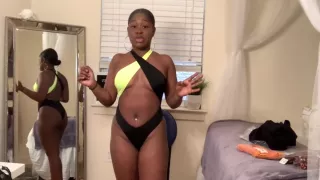 Phat Ass Ebony Panty Try On 31