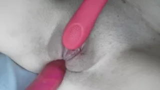 Toy Anal Vibrator Orgasm Under The Blankets