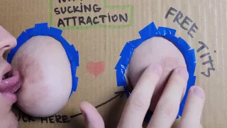 Glory Hole Nipple Sucking And Licking