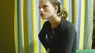 Superb German teen pleasing a cock with her tight and moist pussy