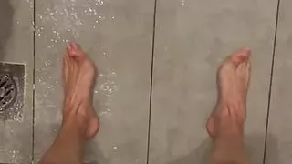 Shower and masturbation