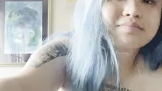 Chubby asian feat braless boobs