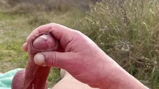 First day of outdoor pissing and flashing in public