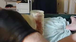 Cumming and post-orgasm polishing