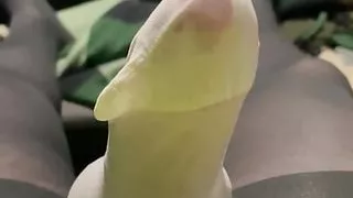 Nylon sock cum
