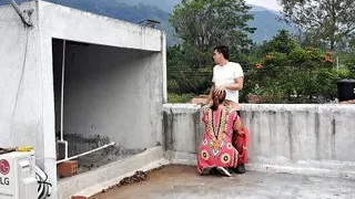 The employee sucks off the maintenance guy,  part 1