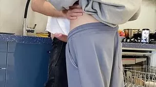 HarryJen  Seduced a roommate and fucked with a big dick