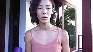 Ersties - Hot Brunette Masturbates With a Glass Dildo