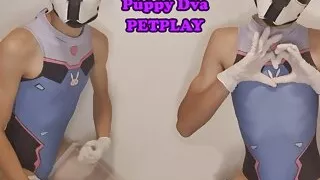 Jerk Off For Sissy Puppy Dva PET PLAY