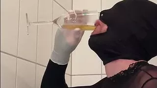 trying to drink my own piss