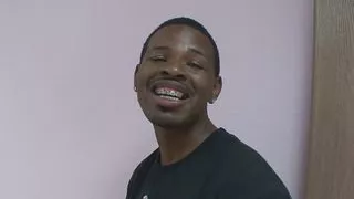 Hot girl rides a monster cock on the sofa to a mouth cumshot