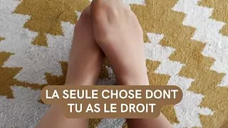 POV JOI - The Only Thing You're Allowed To Do - Jerking Off and Being At My Nylon Feet - Mistress Julia