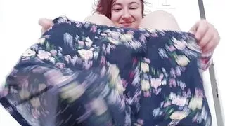 Stepdaughter accidentally saw a member of dad's friend and got excited