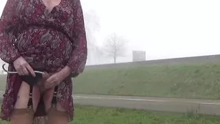 dildo sounding outdoors 50