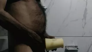 In the bathroom I played cock with Punch