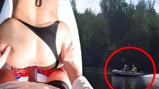 We Were Noticed Real Risky Outdoor per Fuck by the River Bank POV