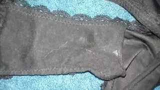 Wife panties cum