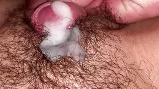 Hot milf with hairy pussy fucked with cumshot