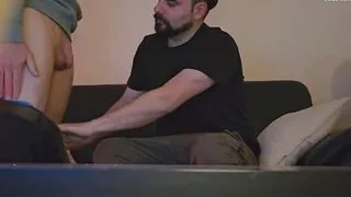 Handsome Straight Uber Driver Convinced