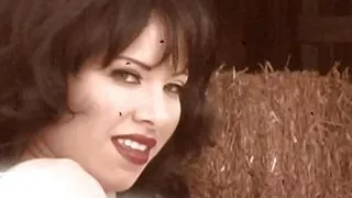 Big cock in the hay fucked Kelly Erikson with big tits.