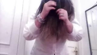 Striptease in the morning