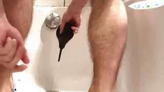 I show you how I put some water in my hole