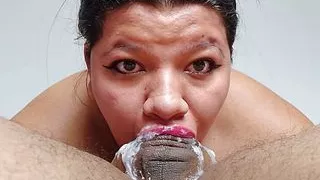18 Year Old Girl Gets Face Fucked with a Cock in her Throat - Extreme Blowjob that Will Make You Wet - Part Four