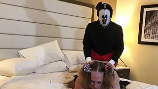 Mickey Mouse Fucks a Hot MILF Trans Woman
