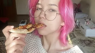 Hot Young Asian Girl Tries To Put A Huge Dildo In Her Little Mouth