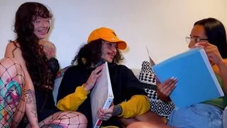 This girl didn't want to do her homework at the university and ended up getting fucked in the ass