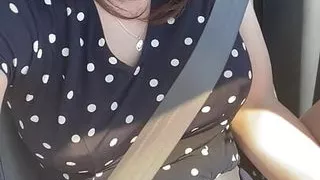 Naughtiness While Driving My Mom's Car