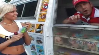 Watch Watch Hot Whore Licks Chocolate Before Sucking Cock