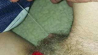 hairy pussy for the first time wet juicy close up...