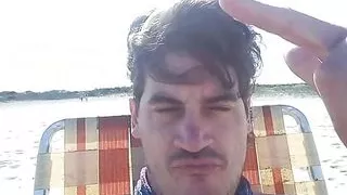 Dancing on nude beach with filthy flea dick