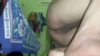 She licked her big boobs