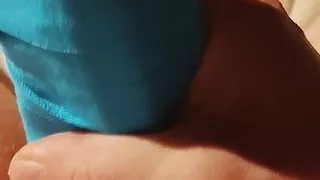 Straight guy in short jerk off with masturbator 17